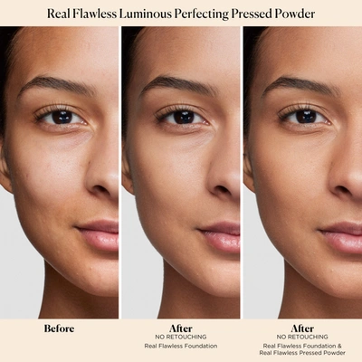 Laura Mercier Real Flawless Luminous Perfecting Talc-free Pressed Powder In Translucent Medium