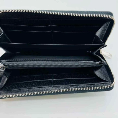 Gucci Unisex Black/rainbow Supreme Gg Leather Psychedelic Zip Around Wallet In Black/rainbow