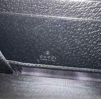 Gucci Unisex Black/rainbow Supreme Gg Leather Psychedelic Zip Around Wallet In Black/rainbow