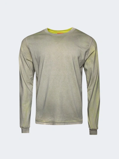 Shop Notsonormal Dads Long Sleeve Tee In Green