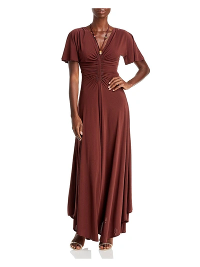 Shop A.l.c Nina Womens Beaded Tassel Maxi Dress In Multi