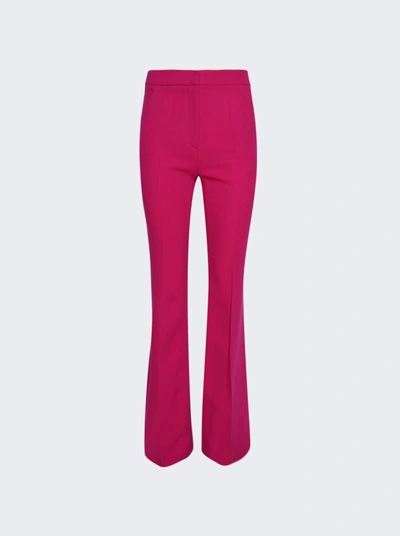 Shop Sergio Hudson Classic Flare Pants In Pink