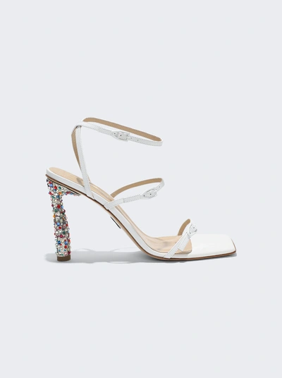 Shop Paul Andrew Slinky Sparkle High Heel Sandals In Multi