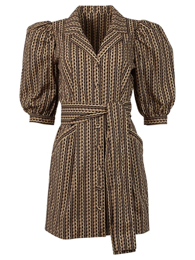 Shop Lhd Casitas Dress In Brown