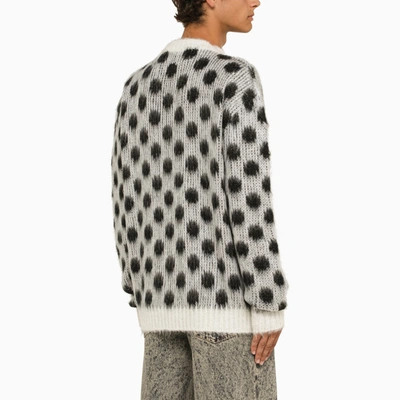 Shop Marni Polka Dot Crew Neck Jumper