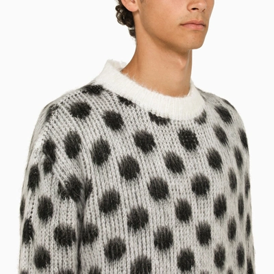 Shop Marni Polka Dot Crew Neck Jumper