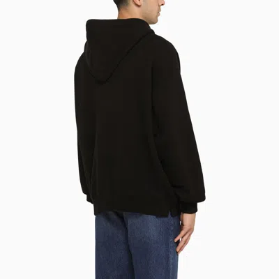 Shop Off-white Off White™ Black Hoodie With Logo