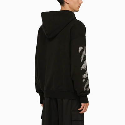 Shop Off-white Off White™ Black Logoed Hoodie