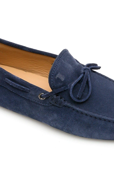 Shop Tod's Gommino Loafers With Laces