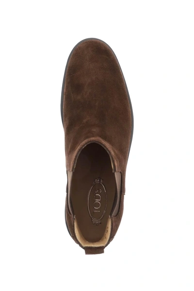 Shop Tod's W. G. Chelsea Ankle Boots