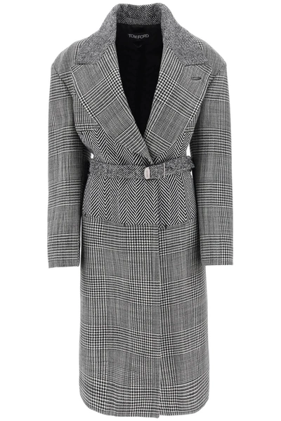 Tom Ford Wool Patchwork Coat