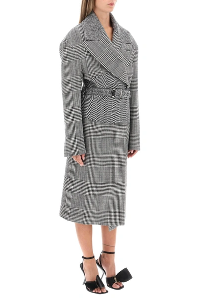 Tom Ford Wool Patchwork Coat