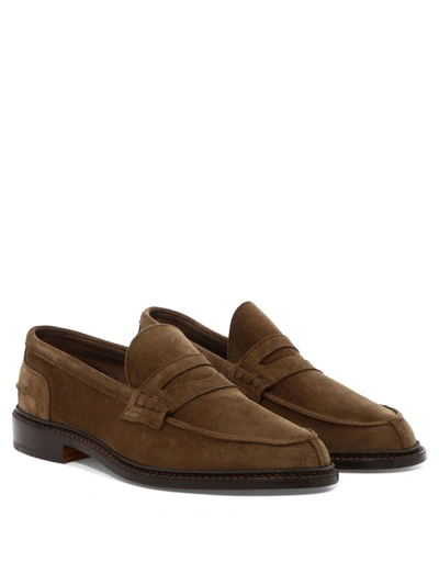 Tricker's Suede Loafers