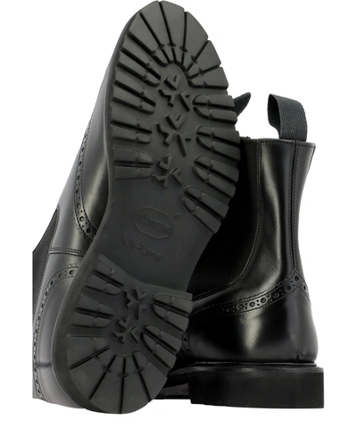 Tricker's Henry Country Boots With Brogue Detailing Shoes