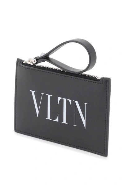 Shop Valentino Garavani Leather Vltn Cardholder