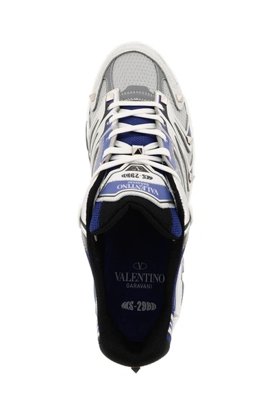 Shop Valentino Garavani Low Top Ms 2960 Sneakers In Silver