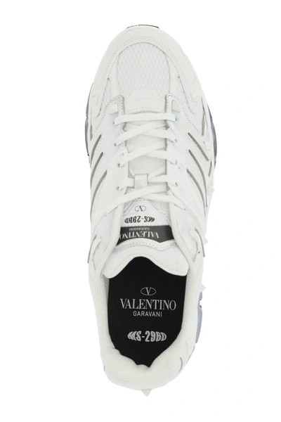 Shop Valentino Garavani Low Top Ms 2960 Sneakers In Silver