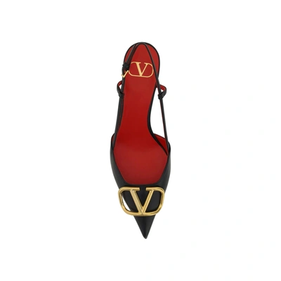 Shop Valentino Garavani  Garavani V Logo Pumps