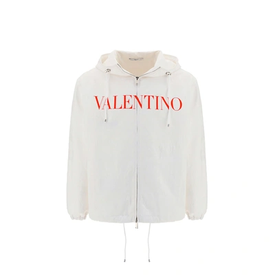 Shop Valentino Cotton Logo Jacket