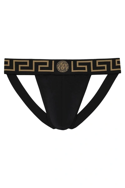 Shop Versace Greca Jockstrap