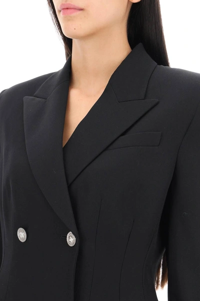Shop Versace Hourglass Double Breasted Blazer