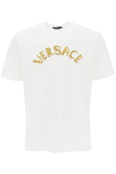 Shop Versace Seashell Baroque T Shirt