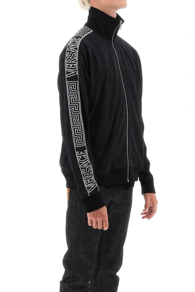 Shop Versace Techno  Allover Track Sweatshirt