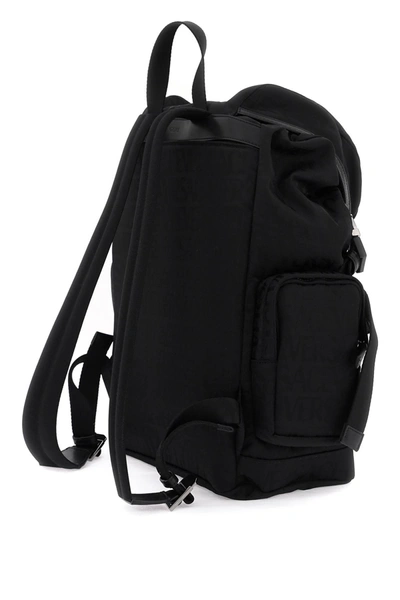 Shop Versace Allover Neo Nylon Backpack