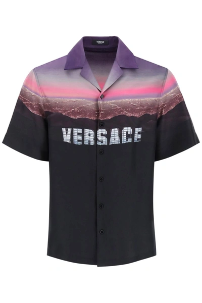 Shop Versace Hills Bowling Shirt