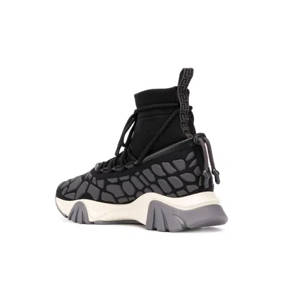 Shop Versace Squalo Drawstring Sneakers