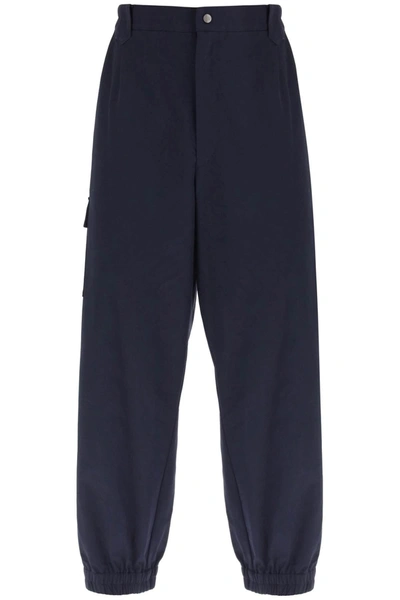 Shop Vivienne Westwood Cotton Combat Pants In Blue