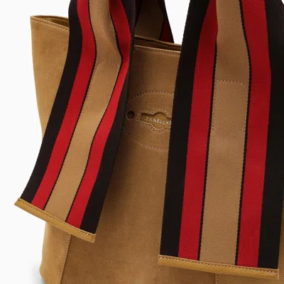 Shop Zanellato Beige Leather Tote Bag