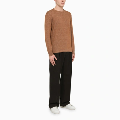 Shop Zegna Brown Cashmere Sweater