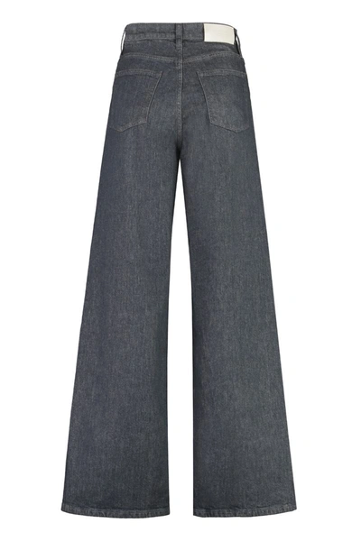 Shop Calvin Klein Wide-leg Jeans In Denim