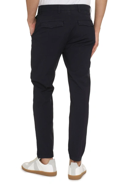 Shop Department 5 Prince Stretch Cotton Chino Trousers In Blue