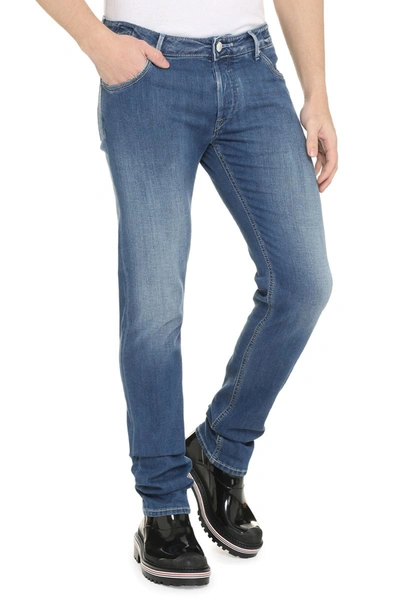 Handpicked 5-pocket Straight-leg Jeans In Denim