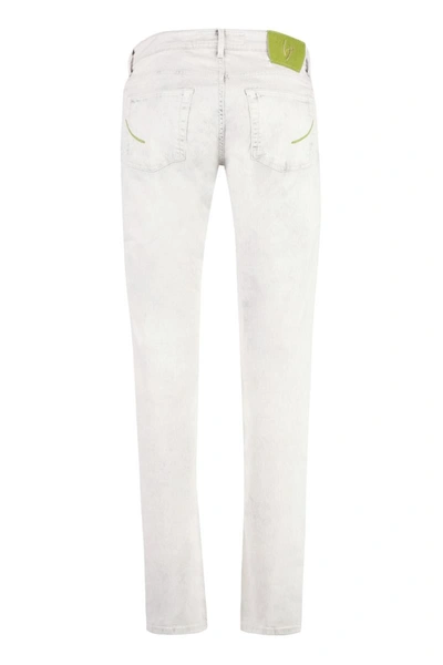 Shop Handpicked Orvieto Slim Fit Jeans In Grey