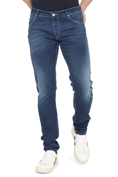 Handpicked 5-pocket Straight-leg Jeans In Denim