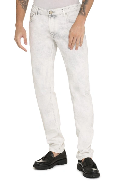 Handpicked Tory Burch Orvieto Tapered Fit Jeans In Grey