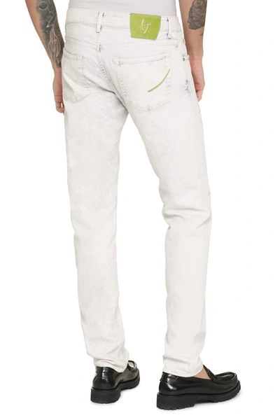 Handpicked Tory Burch Orvieto Tapered Fit Jeans In Grey