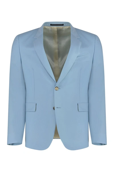 Shop Paul Smith Wool And Mohair Two Piece Suit In Blue
