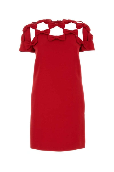 Shop Valentino Garavani Dress In Red