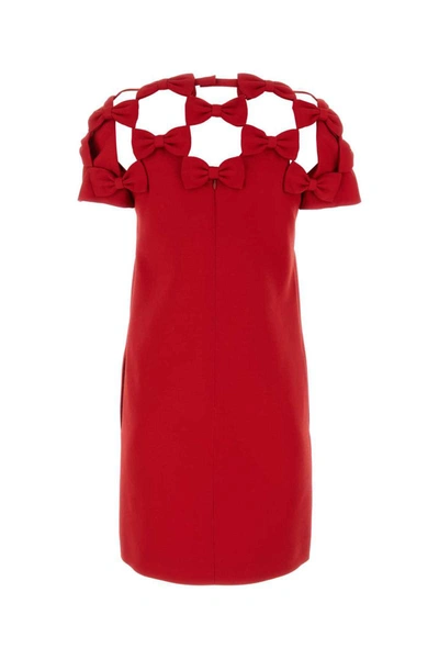 Shop Valentino Garavani Dress In Red