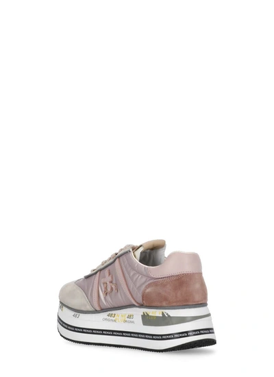 PREMIATA WHITE PREMIATA SNEAKERS PINK 