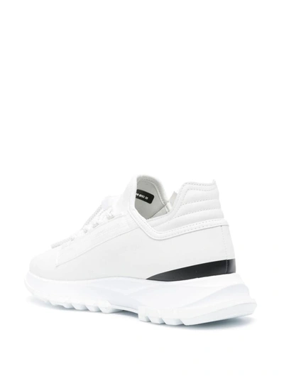Shop Givenchy Spectre Zip Leather Sneakers In White