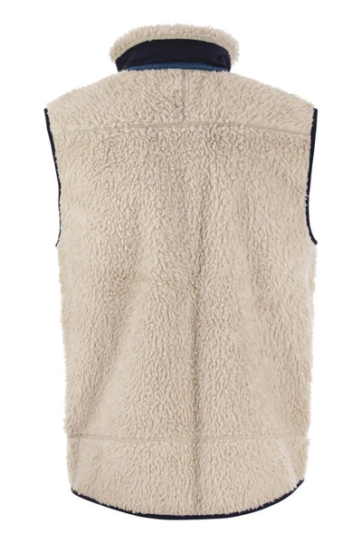 Shop Patagonia Men's Classic Retro-x® Fleece Vest In Beige