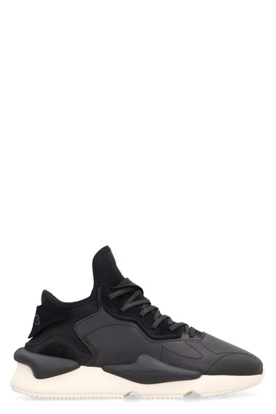 Shop Y-3 Adidas Kaiwa Low-top Sneakers In Black