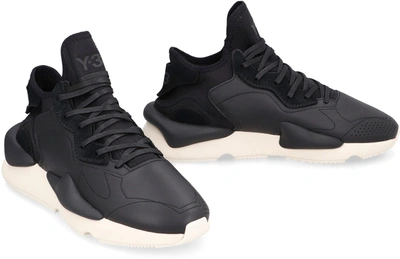 Shop Y-3 Adidas Kaiwa Low-top Sneakers In Black