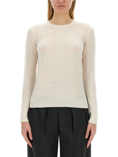 Shop Theory Cashmere Sweater In Ivory