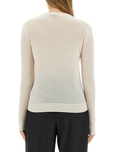 Shop Theory Cashmere Sweater In Ivory